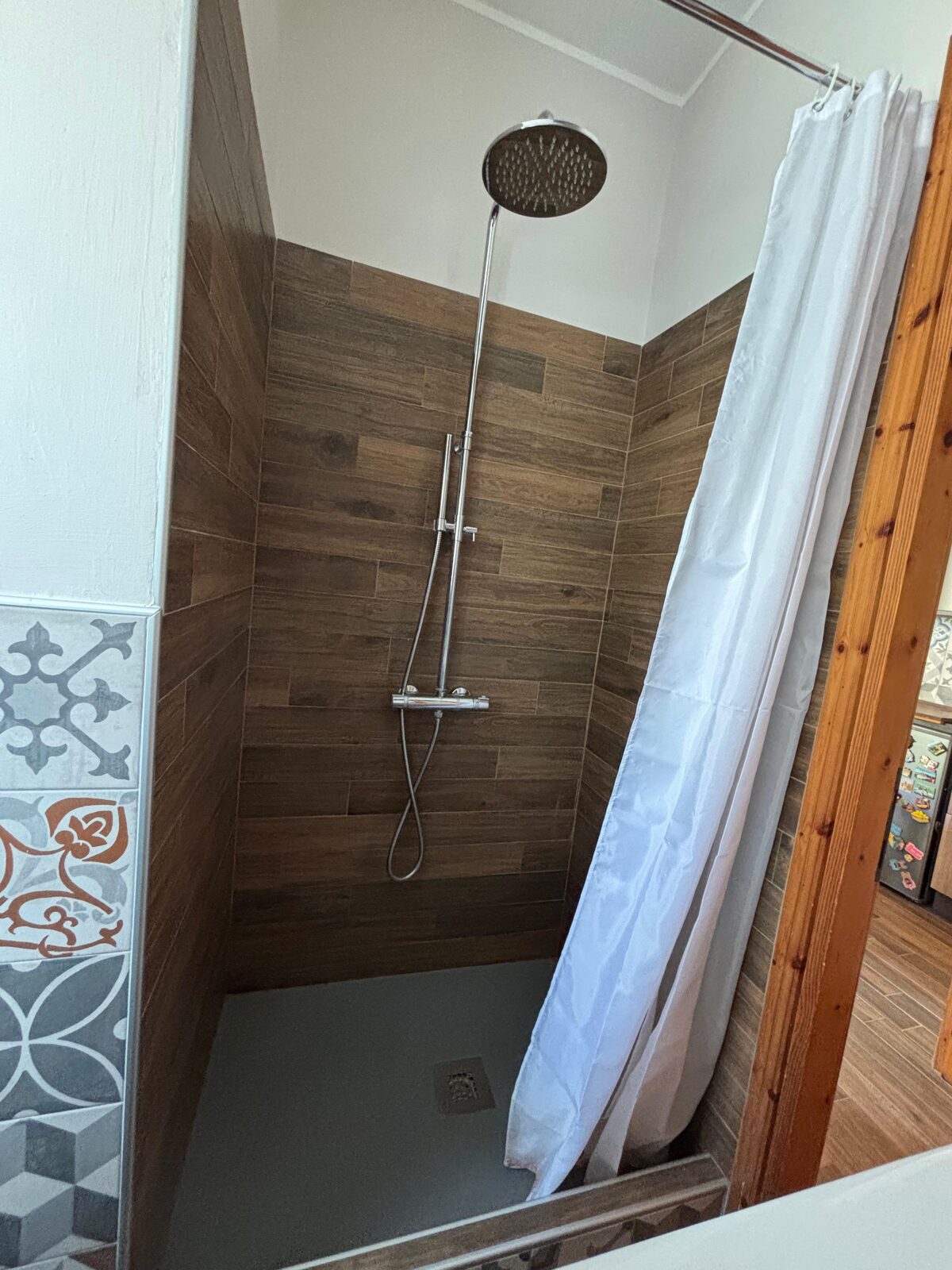 Bagno con doccia walk-in