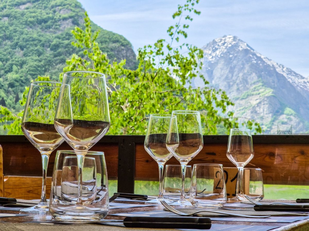 Cena con vista Alpi