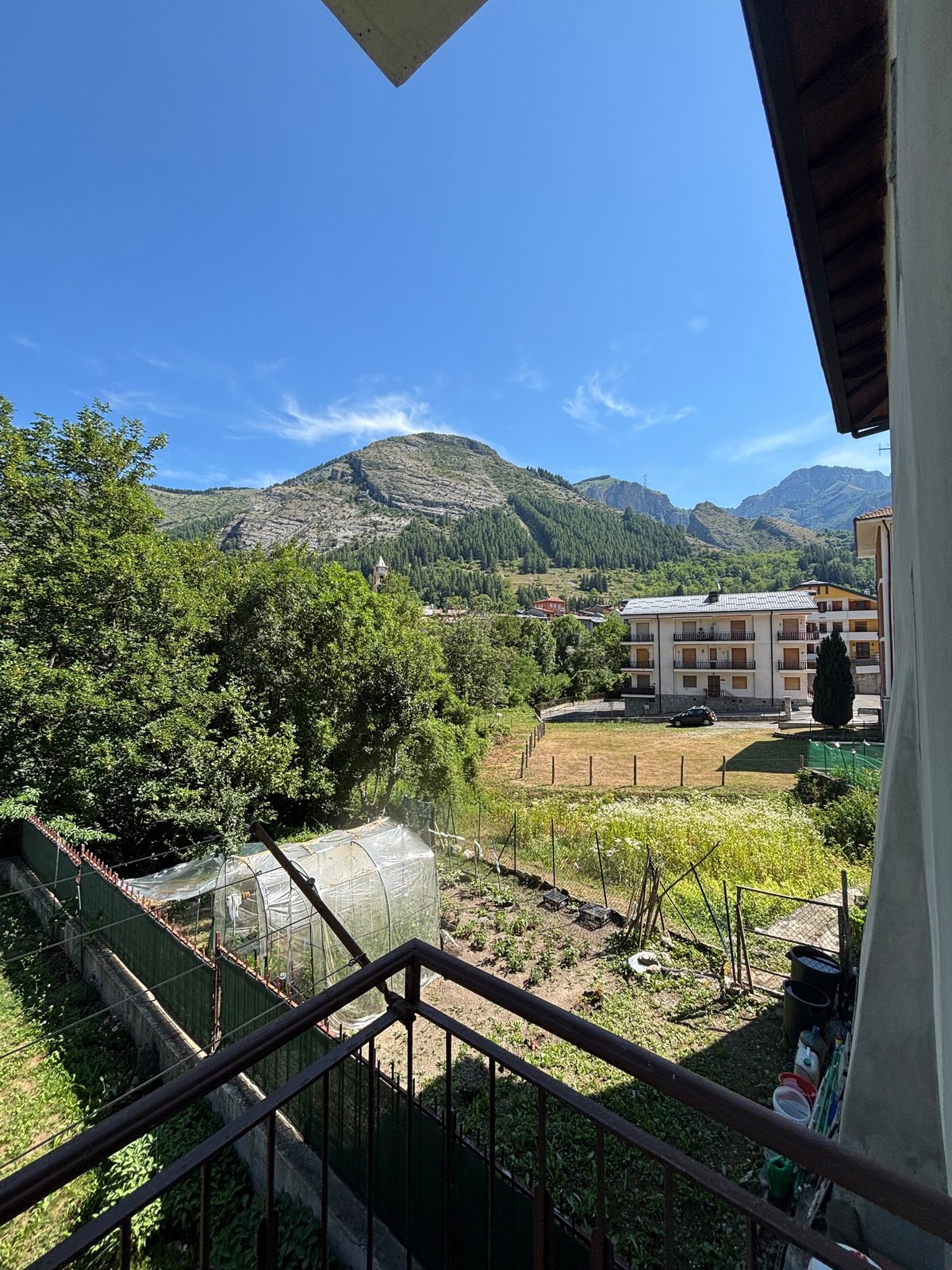 Vista dal balcone