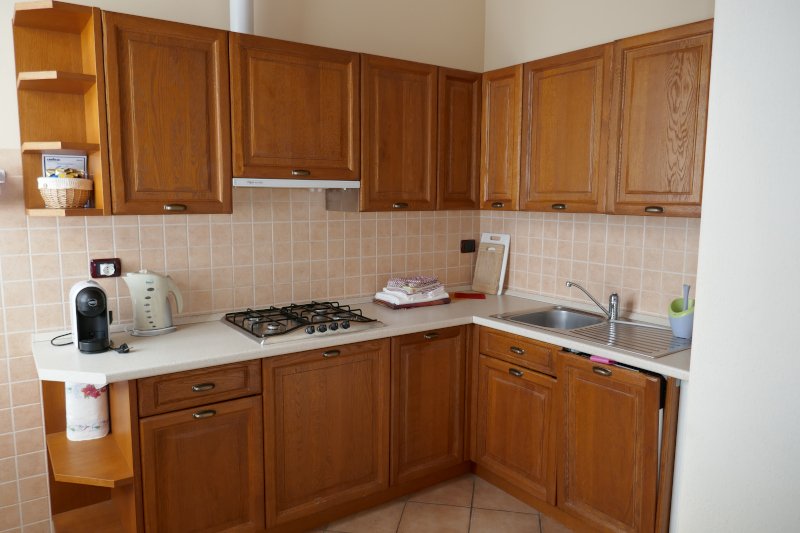 Cucina in legno chiaro